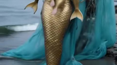 Cartoon perfect mermaids