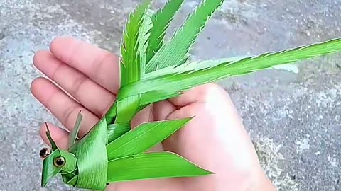 DIY beautiful grass bird