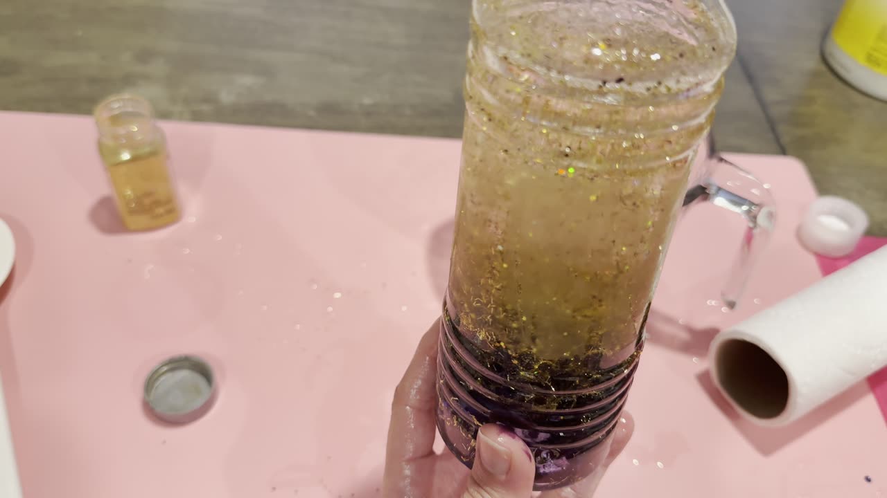 Making Sensory Water Bottles 💦 and Learning about Science🧪