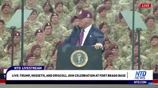Trump, Hegseth, and Driscoll Join Celebration at Fort Bragg Base
