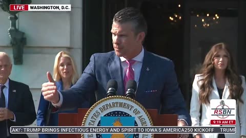 SecDef Pete Hegseth on the CCP buying up farm land around Military Bases