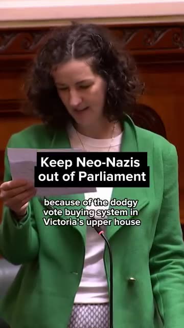 "We have to change the laws that we benefited from because they might help our opponents." | Not “Neo-Nazi” and people need to educate themselves on the factual history of Nazism. 90 million White Christians died to stop NWO