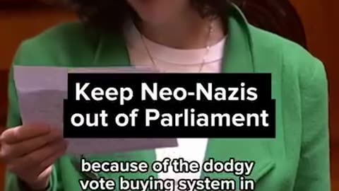 "We have to change the laws that we benefited from because they might help our opponents." | Not “Neo-Nazi” and people need to educate themselves on the factual history of Nazism. 90 million White Christians died to stop NWO