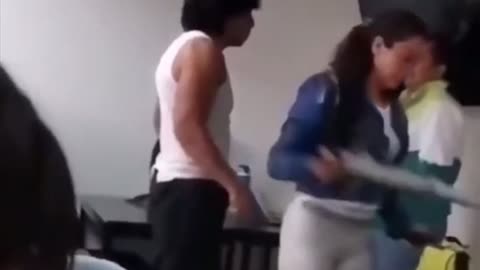 A student and his professor have a spirited debate