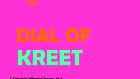 INFLUENCE DAPPER - THE DIAL OF KREET