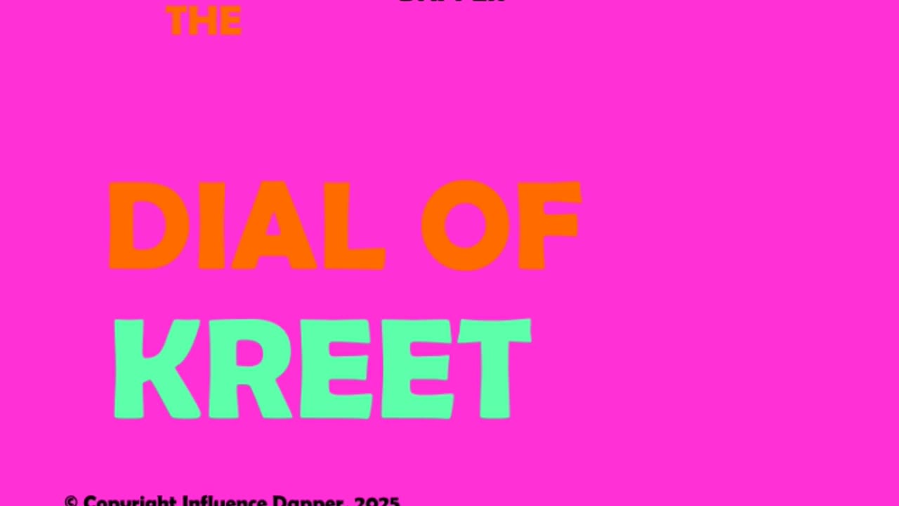 INFLUENCE DAPPER - THE DIAL OF KREET