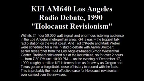 The Holocaust Debate That Never Happen (1990)