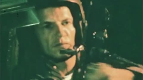 Fairchild AC-119G Shadow gunship in action over the Ho Chi Minh trail in 1971