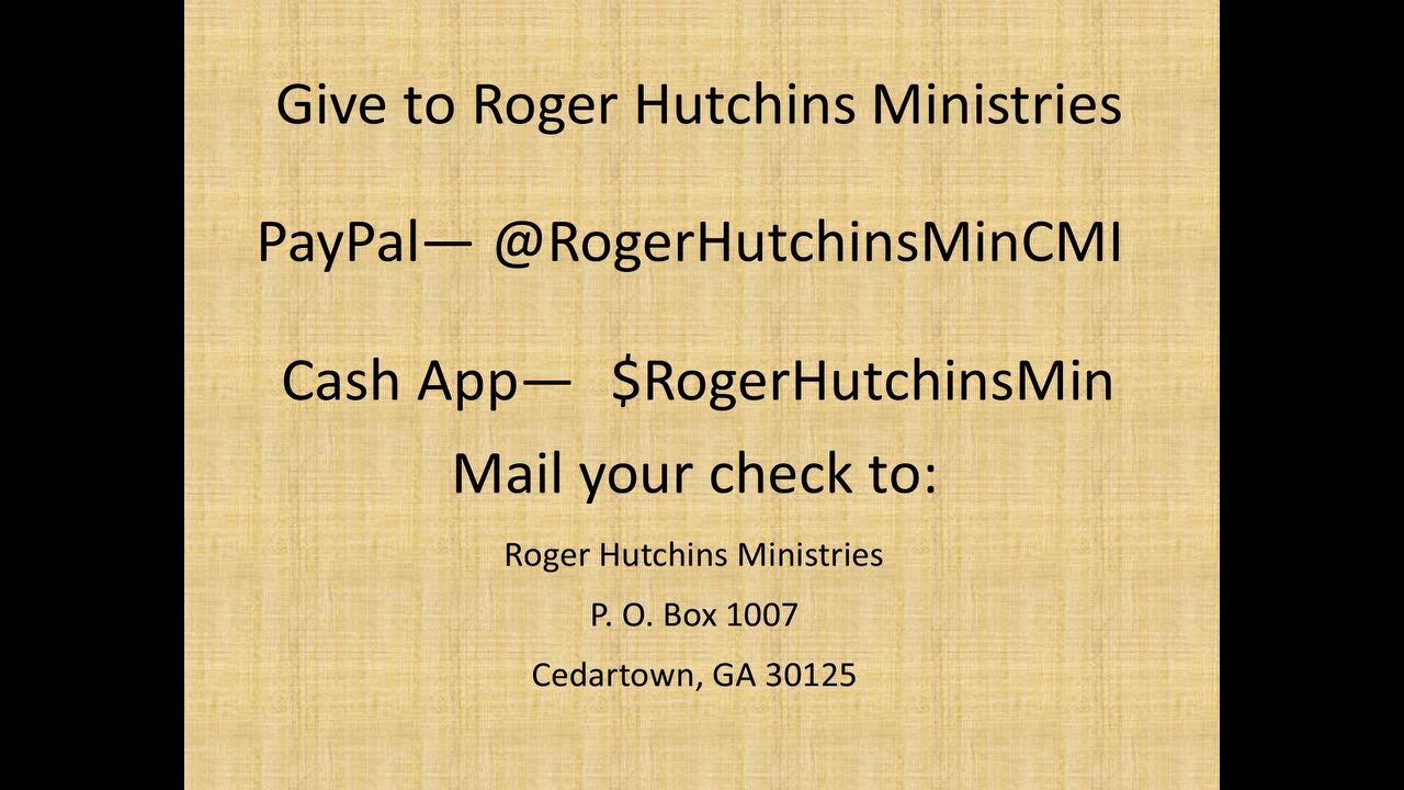 Roger Hutchins Ministries