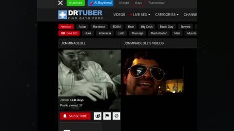 HandsomeTruth on gay dating website in 2022