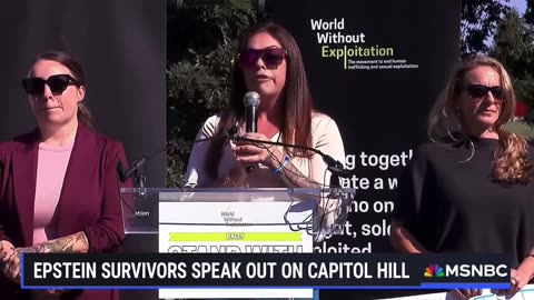 Epstein survivor Haley Robson: “We are the keys to this situation..."