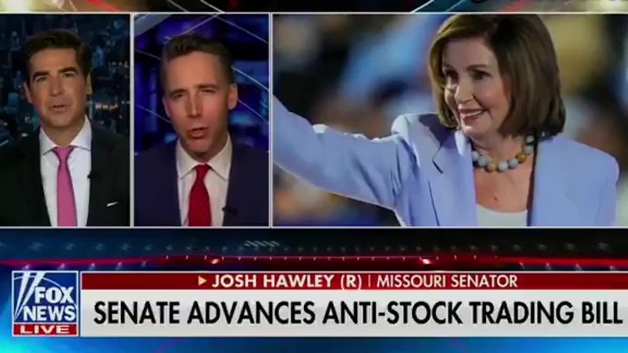 Sen. Josh Hawley Calls for Nancy Pelosi to Be Prosecuted for Insider Trading