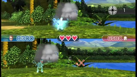 Wii Play: Motion - Two-Player Trigger Twist (All Stages)