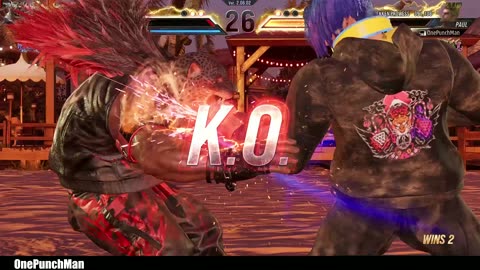 PAul Phoenix QCF1 Chain Combo In Match