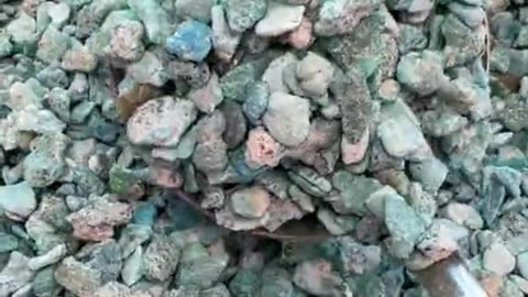 250507-1 Natural raw ore turquoise rough material, the treasure hidden in stones