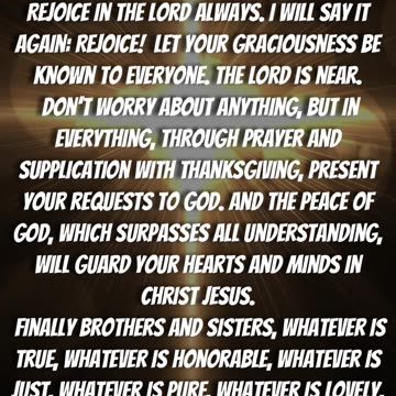 Philippians 4:4-8