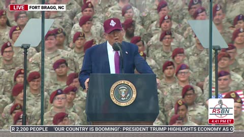 WATCH FULL: President Trump Delivers Remarks at Fort Bragg - 6/10/25