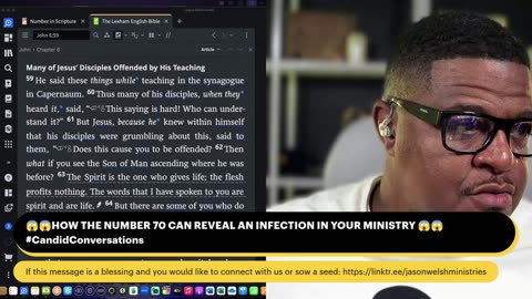 😱😱HOW THE NUMBER 70 CAN REVEAL AN INFECTION IN YOUR MINISTRY 😱😱 #CandidConversations