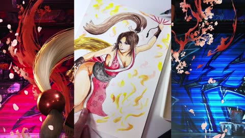 How to draw Mai Shirunai - Drawing Video Game Characters