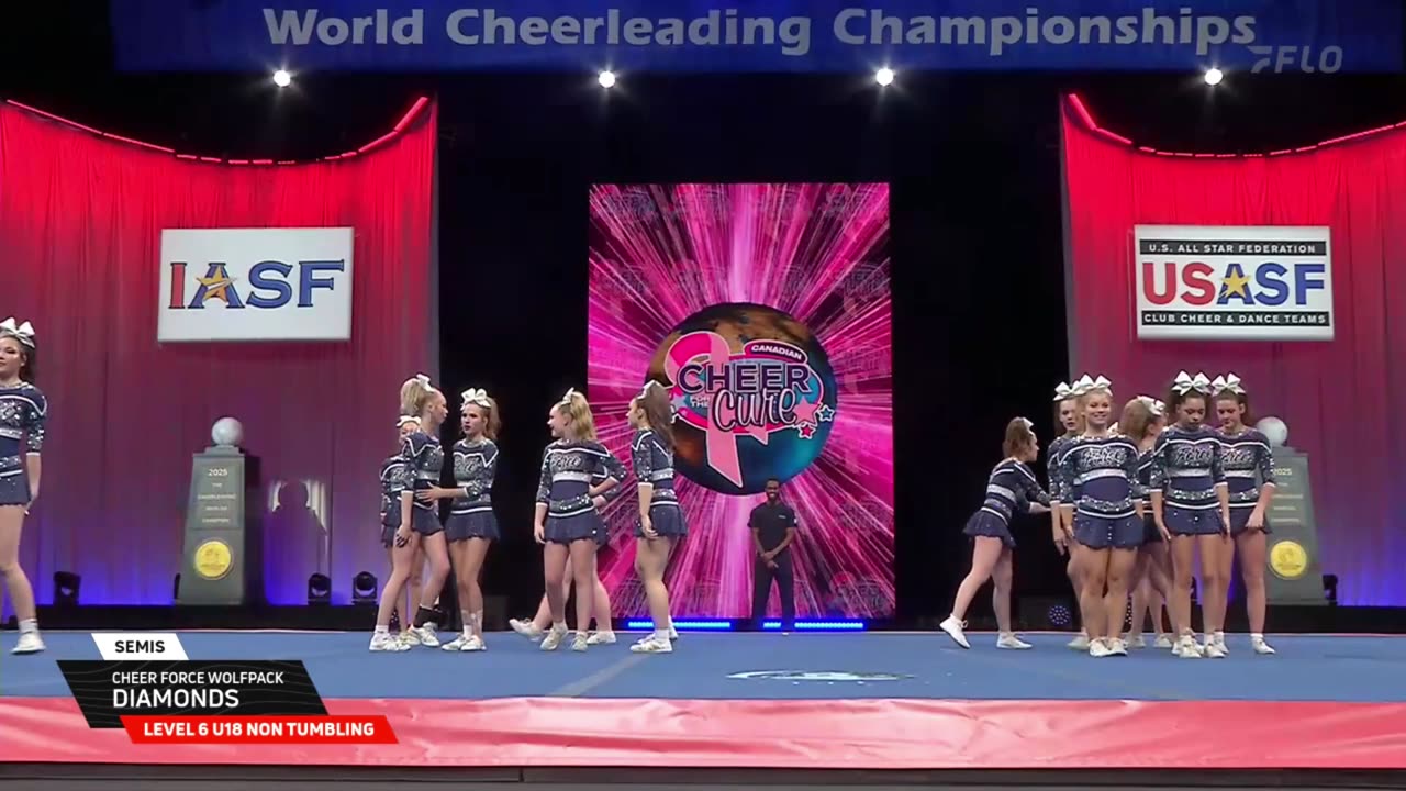 CheerForce WolfPack Diamonds Worlds 2025 Semi Finals