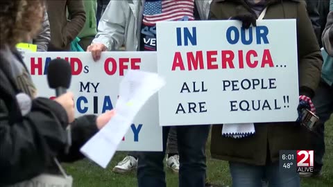 April 5, 2025 - Fort Wayne Part of Nationwide 'Hands Off' Protest