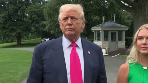 President Trump Gaggles with Press Before Departing the White House, July 15, 2025