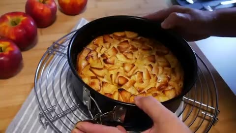 Instant Apple 🍎 Cake 🎂 Making |Unique receipe 😋