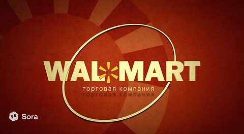 WalMart logo, 1960s - 1980s Soviet Animation Movie Opening Style