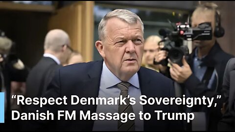“Respect Denmark’s Sovereignty” — Rasmussen Sends Sharp Message to Trump