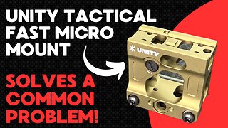 UNITY Tactical FAST Micro Mount=Problem Solver!!!