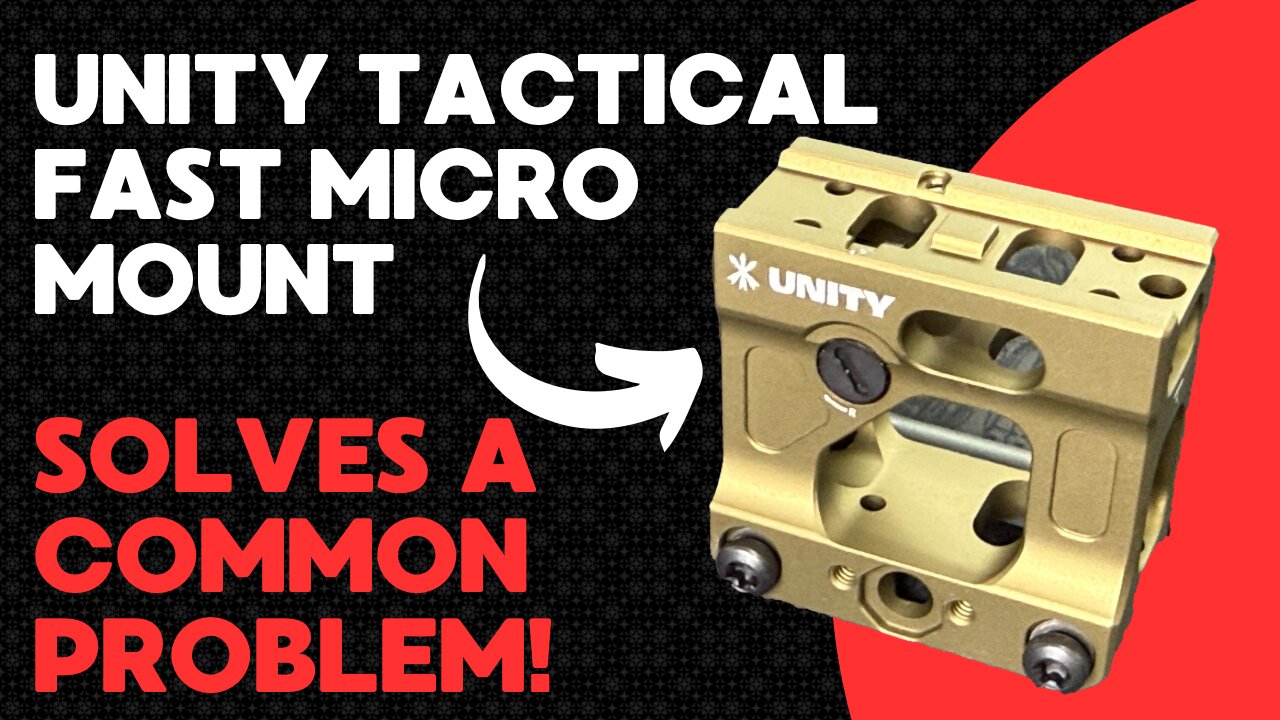UNITY Tactical FAST Micro Mount=Problem Solver!!!