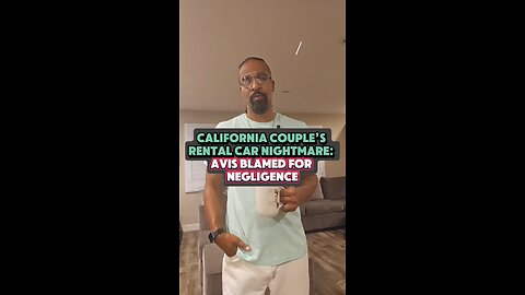 California Couple’s Rental Car Nightmare: Avis Blamed for Negligence❗❗❗