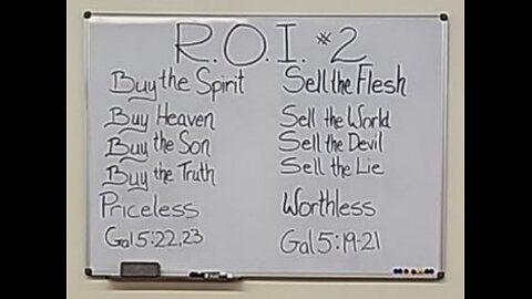 R.O.I. Return on Investment #2 2025-05023