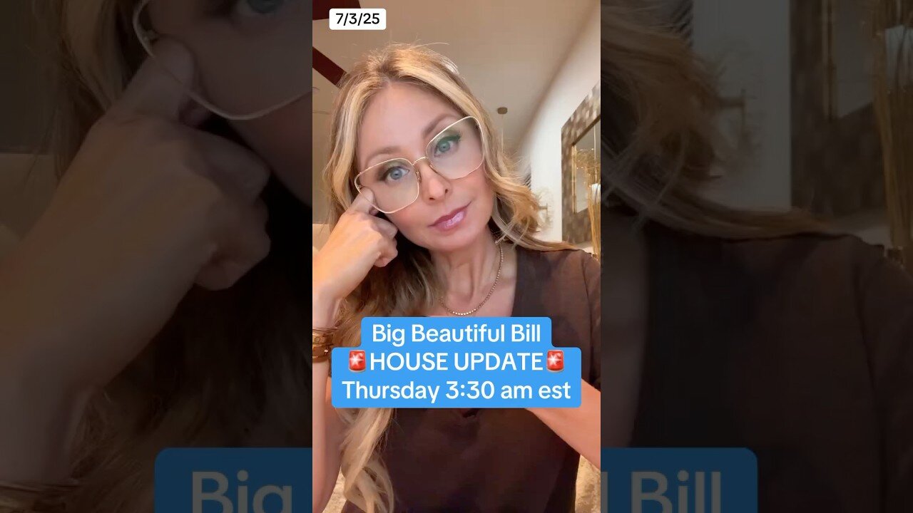 🚨Overnight Debate on Big Beautiful Bill is ON NOW!