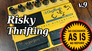 Risky Thrifting! Thrift Electronics Tested: Distortion Pedal, 4K Blu-ray Player, and more! v.9