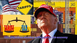 CBO shows that the tariff projections are going to be good for lowering US debt
