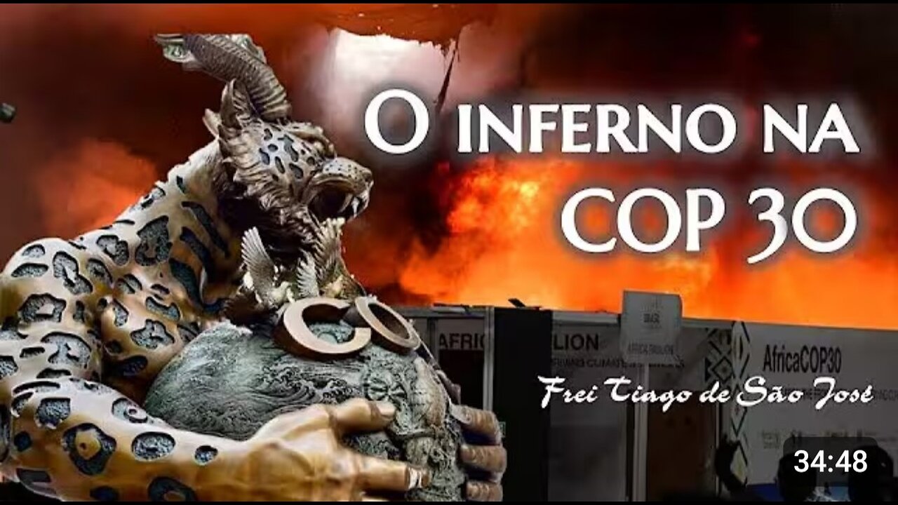 A BESTA, O ANTICRISTO E O FALSO PROFETA reunidos na farsa da COP 30 em Belém - Frei Tiago de S. José