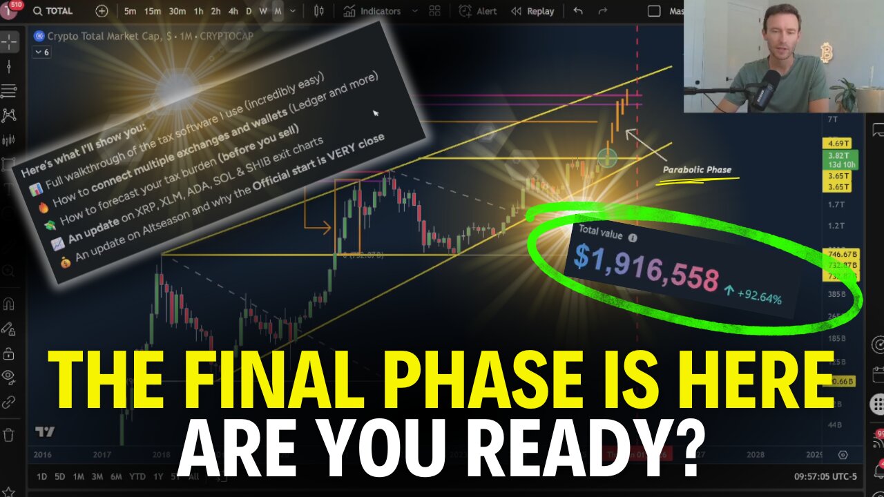 The FINAL Phase of Crypto Is Here ($921K PROFIT, $1.9M PORTFOLIO)