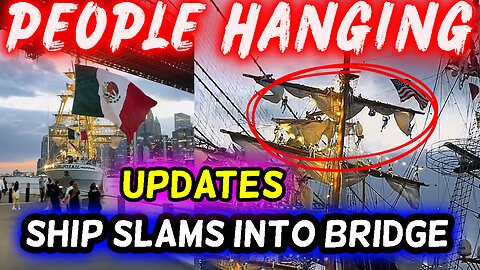 NTSB on MEXICAN Navy Ship SLAMS Into Brooklyn Bridge