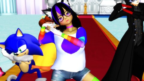 MMD Hearts Beats! [OC Moon and everyone]!