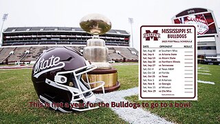 This does not look like a good year for the rebuilding Mississippi State Bulldogs football team