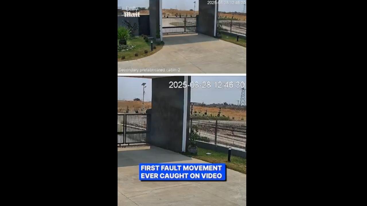 Fault Movement Caught On Video in Myanmar