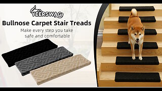 Yeerswag Bullnose Carpet Stair Treads.
