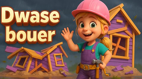 Afrikaanse Bybel lied vir kinders | Dwase bouer – Matteus 7:24-27 | Lyric Lambs