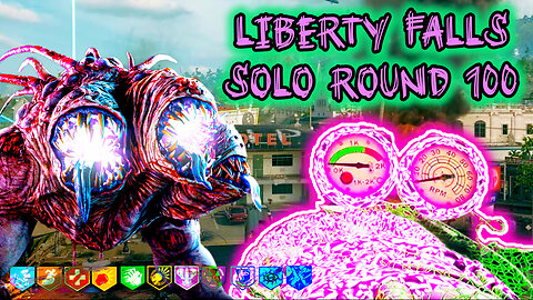 🔴LIVE - BLACK OPS 6 ZOMBIES "LIBERTY FALLS" ROUND 100 GRIND