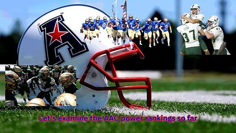 Though early in the season, let's review the power rankings for the American Athletic Conference