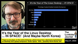 It's the Year of the Linux Desktop... IN SPACE! (And Maybe North Korea)