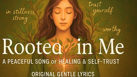 🍃 Rooted in Me – A Peaceful Song of Healing & Self Trust Original Gentle Lyrics
