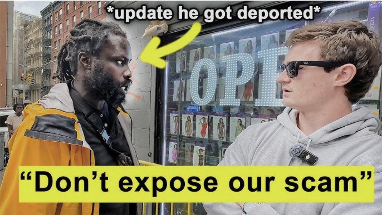 I Confronted Dangerous Migrant Scammers in NYC | Canal Street