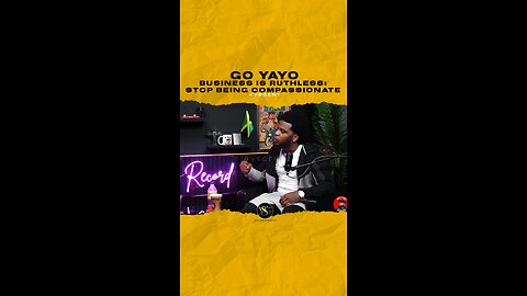 @hoodfamegoyayo Business is ruthless; stop being compassionate